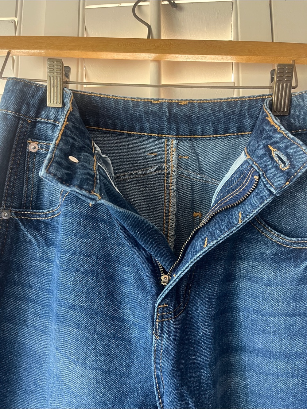 🌟 Women’s High-Waisted Barrel Jeans | Horseshoe/Balloon Fit | Indigo Wash 🌟 - Picture 8 of 9